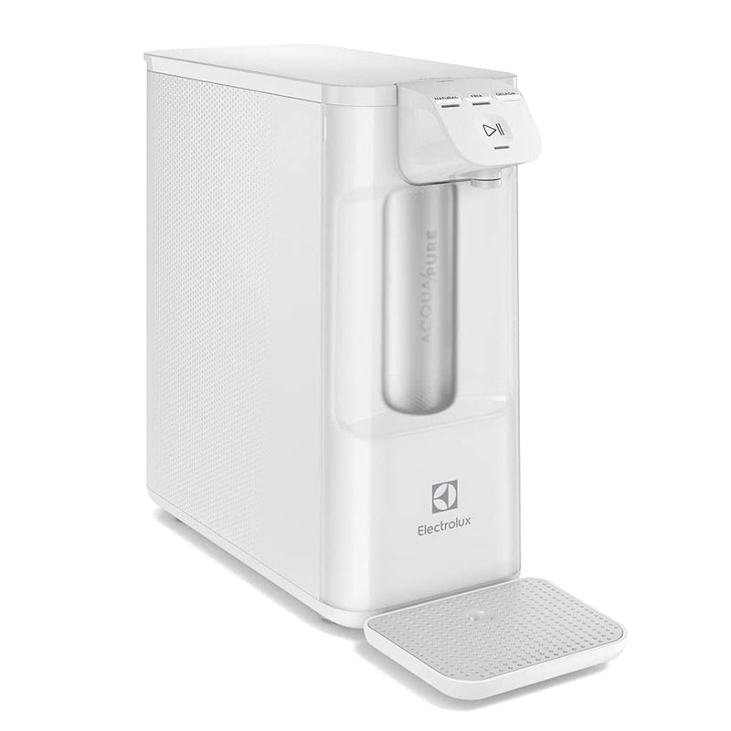 Purificador de Água Gelada Fria e Natural Elétrico Compacto Eletronico placa Electrolux Filtro refil 6 meses ou 3000l Painel Touch Bivolt Grafite PE12G