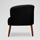 Poltrona Cadeira Decorativa para Sala de Espera Recepção Resistente Ergônomica MOBLAN decor (Bege)