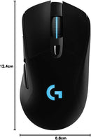 Mouse Gamer Sem Fio Logitech G703 LIGHTSPEED com RGB LIGHTSYNC, 6 Botões Programáveis, Sensor HERO 25K e Bateria Recarregável - Compatível com POWERPLAY