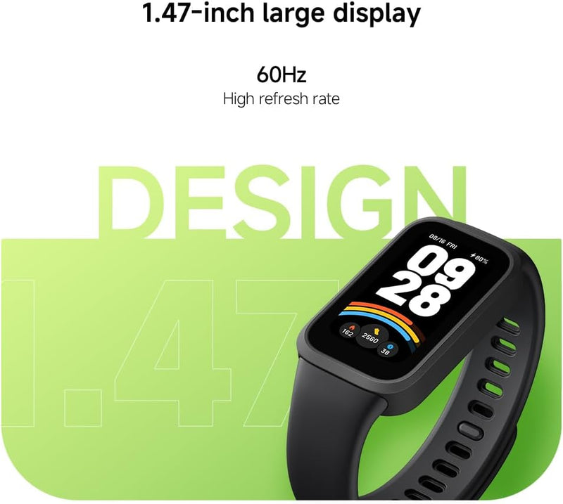 Xiaomi Smart Band 9 Active, Smartwatch Global, Rosa, Monitor de Atividades Físicas com Tela Digital
