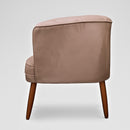 Poltrona Cadeira Decorativa para Sala de Espera Recepção Resistente Ergônomica MOBLAN decor (Bege)