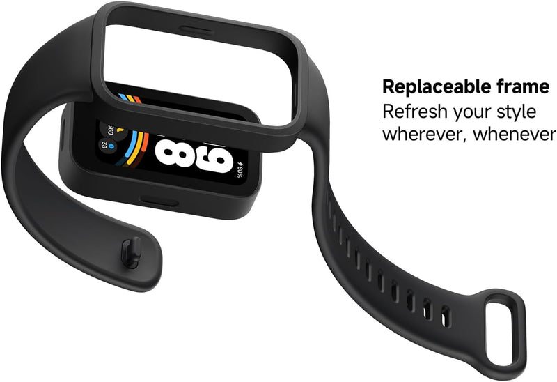 Xiaomi Smart Band 9 Active, Smartwatch Global, Rosa, Monitor de Atividades Físicas com Tela Digital