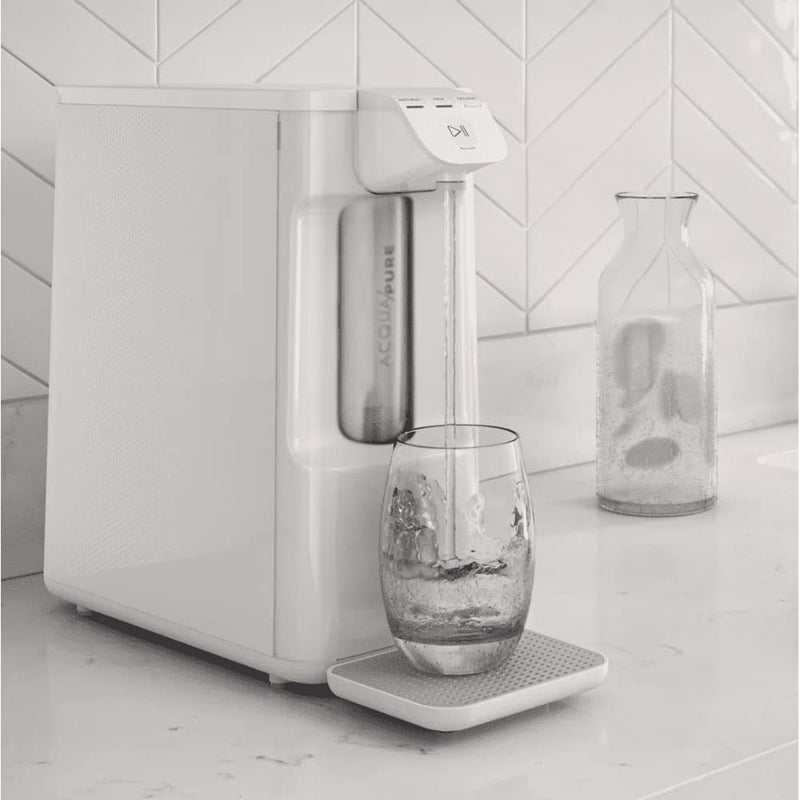 Purificador de Água Gelada Fria e Natural Elétrico Compacto Eletronico placa Electrolux Filtro refil 6 meses ou 3000l Painel Touch Bivolt Grafite PE12G