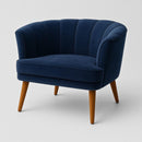 Poltrona Cadeira Decorativa para Sala de Espera Recepção Resistente Ergônomica MOBLAN decor (Bege)