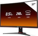 Monitor Gamer AOC LEGEND 27 240Hz 0,5ms, Preta/Vermelho, MEDIO, C27G2ZE
