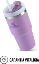 Stanley - Copo Quencher H2.0 FlowState 591ml - Copo de aço inoxidável com tampa, isolamento a vácuo, para água, chá gelado, café, smoothies e muito mais, Lilac