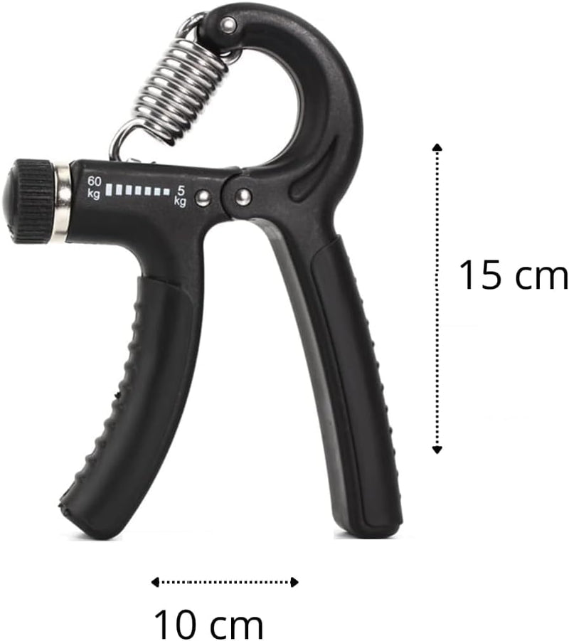 Hand Grip Com Mola até 60 kg Ajustável Fortalecimento Do Punho Antebraço E Mãos Força CORES SORTIDAS-ASSISTA O VIDEO-