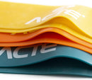 Acte, Kit com 3 Faixas Elásticas Mini Band T71 Com Intensidades Leve Médio e Forte, Diversas Cores
