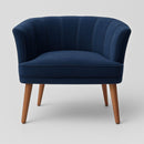 Poltrona Cadeira Decorativa para Sala de Espera Recepção Resistente Ergônomica MOBLAN decor (Bege)