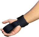 Lup's Sports Tala com Munhequeira Strap Ajustável para Crossfit, Profissional, Par, Preto