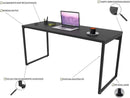 Escrivaninha Trevalla Kuadra Me150-E10 Industrial 150cm Preto Onix