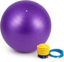 Bola de Pilates e Yoga 55 cm com Bomba – Antiestouro, Antiderrapante, Suporta até 200 kg – Ginástica, Fitness, Pilates, Yoga, Fisioterapia, Reabilitação e Fortalecimento