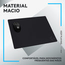 Mouse Pad Extra Grande de Tecido com Base Antiderrapante Logitech G840 Otimizado para Jogos e com Superfície de Atrito Moderado