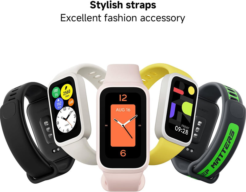 Xiaomi Smart Band 9 Active, Smartwatch Global, Rosa, Monitor de Atividades Físicas com Tela Digital