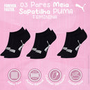 Kit 3 Pares Meia Sapatilha Invisível Puma Respirável Original