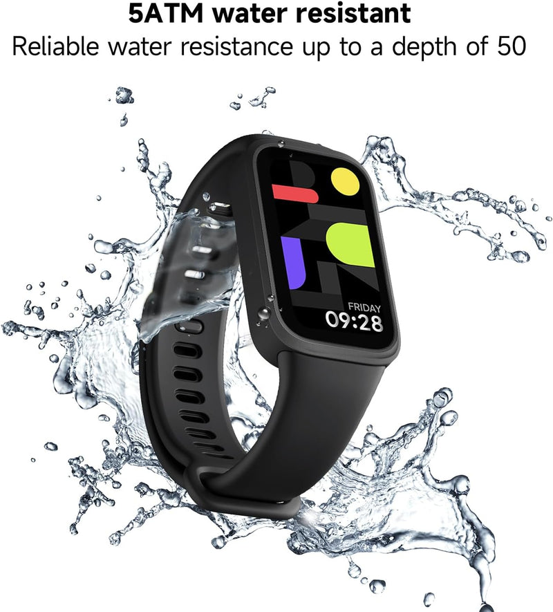 Xiaomi Smart Band 9 Active, Smartwatch Global, Rosa, Monitor de Atividades Físicas com Tela Digital