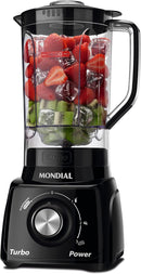 Liquidificador Mondial, Turbo Power 550W, 110V, Preto, 1,6L - L-99 FB