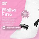 Kit 3 Pares Meia Sapatilha Invisível Puma Respirável Original