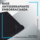 Mouse Pad Extra Grande de Tecido com Base Antiderrapante Logitech G840 Otimizado para Jogos e com Superfície de Atrito Moderado