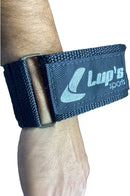 Lup's Sports Tala com Munhequeira Strap Ajustável para Crossfit, Profissional, Par, Preto