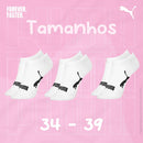Kit 3 Pares Meia Sapatilha Invisível Puma Respirável Original