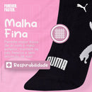 Kit 3 Pares Meia Sapatilha Invisível Puma Respirável Original