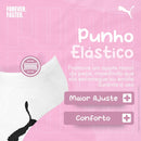 Kit 3 Pares Meia Sapatilha Invisível Puma Respirável Original