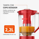 Liquidificador Mondial, Turbo Power 550W, 110V, Preto, 1,6L - L-99 FB