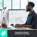 Teclado sem fio Logitech MX Keys Mini com Iluminação Inteligente, Conexão USB ou Bluetooth Easy-Switch para até 3 dispositivos e Bateria Recarregável - Grafite