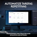 Combo Teclado e Mouse Sem Fio MX Keys S com Apoio para as Mãos, Conexão Bluetooth ou Receptor Logi Bolt, Iluminação Inteligente, Rolagem Rápida, Compatível com Windows, macOS, ChromeOS, Linux- Grafite